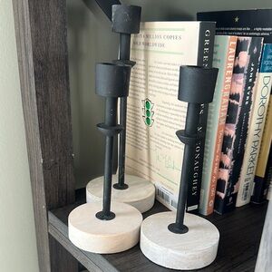 Hearth & Home Candle Holders set of 3